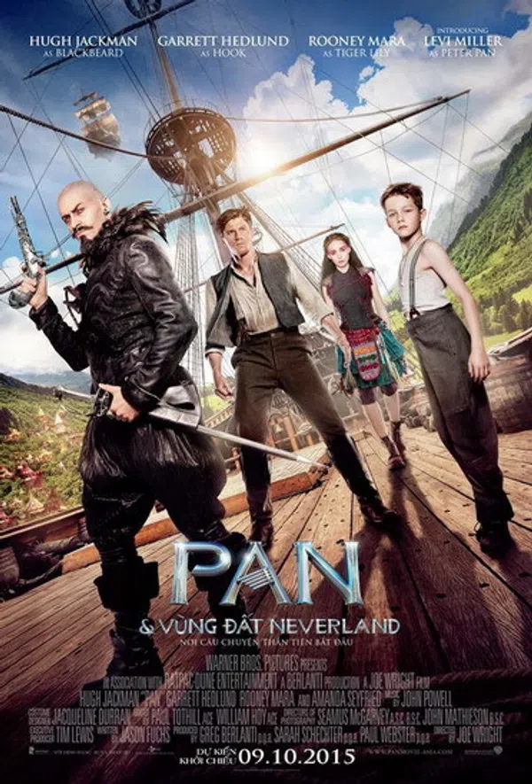 Poster phim Pan và Vùng Đất Neverland trên Phim Mới