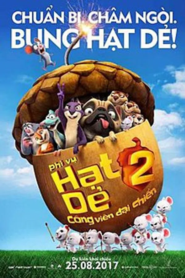 Poster phim Phi Vụ Hạt Dẻ 2: Công Viên Đại Chiến trên Phim Mới